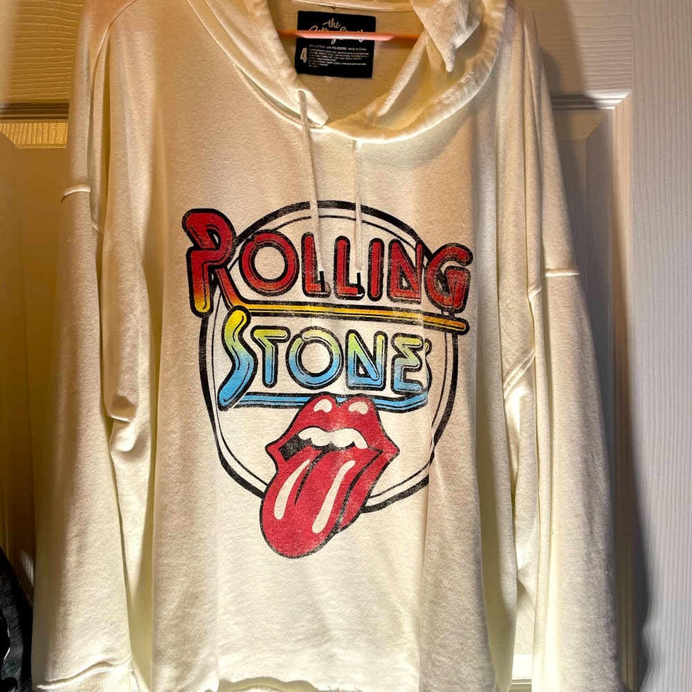 Crop Sweater Rolling Stone Hoodie